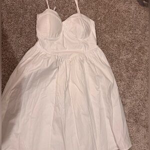 No Boundaries White Mini Dress